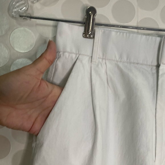 Zara women's shorts white, viscose cotton linen. Size XS - Picture 5 of 17